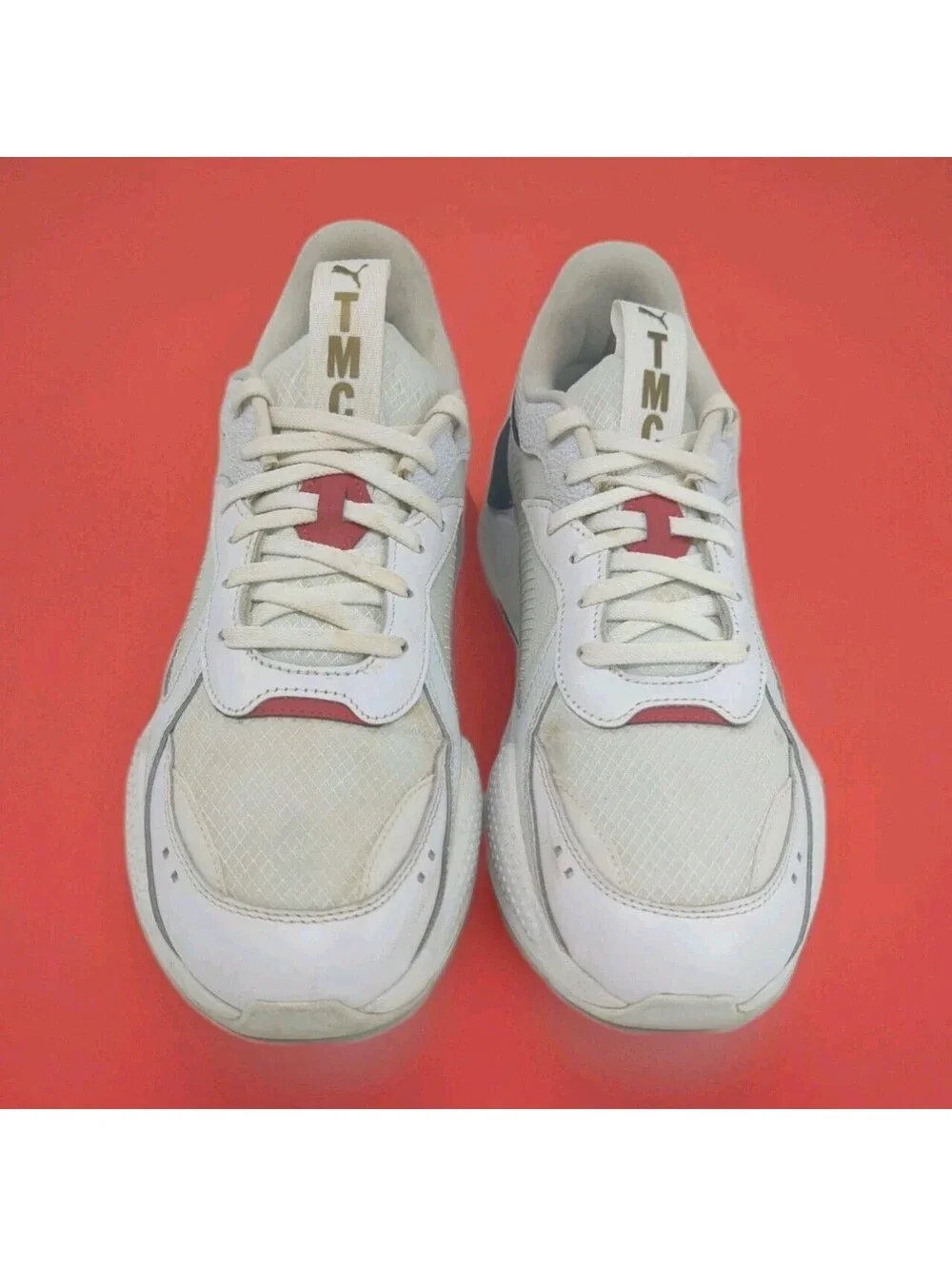 Puma RS-X TMC Running Shoes 40TH ANNIVERSARY Nipsey Mens 12 White Peacoat 387281